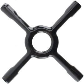 RYELDOM Universal Enamel Gas Cooker Reducer for Grigle Kitchen Fits All Brands Its shape is designed to fit different sizes of grills.