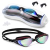 BROTOU Swimming Goggles, Anti Fog Swim Goggles with UV, Unisex