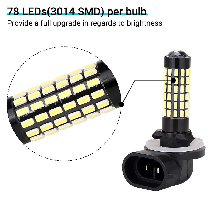 10L0L 881 Golf Cart Headlight Bulb for EZGO, Club Car