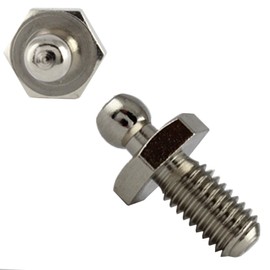 Loxx Stainless Steel AISI 303 Screws with Metric Thread M5 x 10 mm Pack of 10