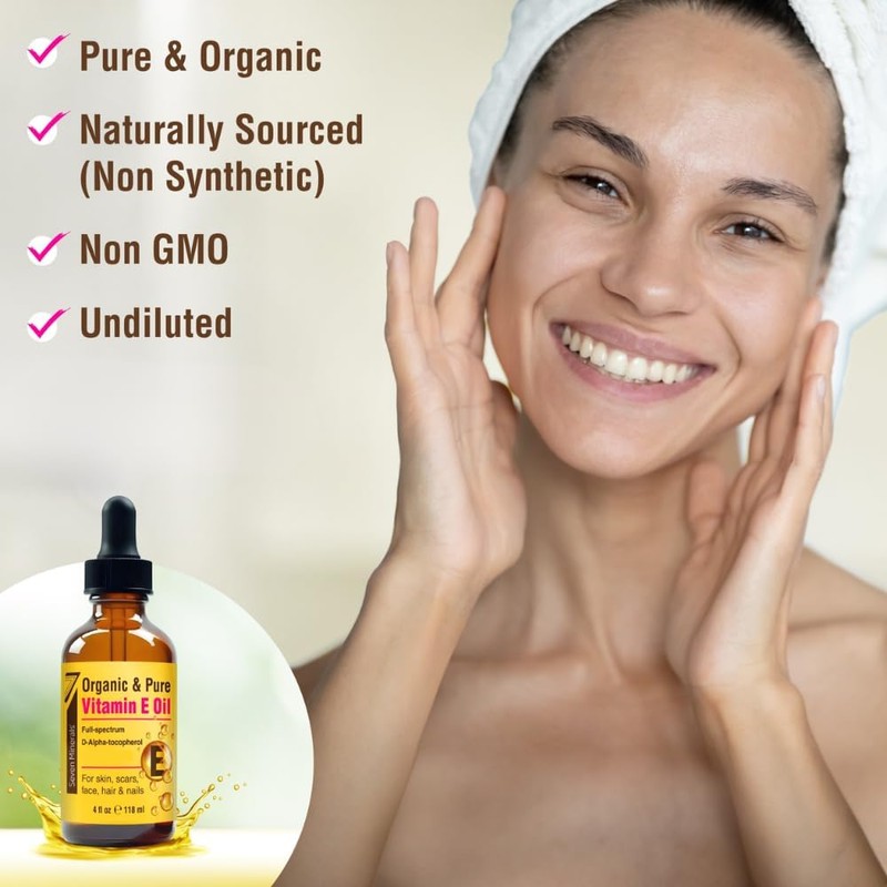 Aceite de Vitamina E Ultrapuro 75,000 UI/oz – 4 oz