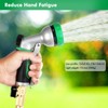 RESTMO Garden Hose Nozzle, Heavy Duty Metal Water Hose Nozzle