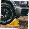 SOLUSTRE 2pcs Car Block Camper Wheel Chock Leveling Blocks Ramp