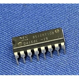 NEC UPD416C-15 NEC RAM D416C 16-PIN DIP VINTAGE 4116 LAST ONES  QTY-1