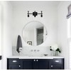 Onesto Lighting Paris Modern Black Bathroom Wall Light Fixtures Over