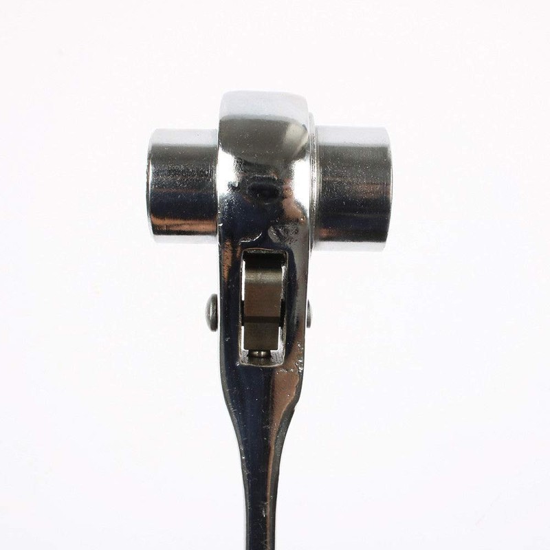 MASO H14134 19mm x 24mm Hexagonal Scaffold Ratchet Wrench Stainless