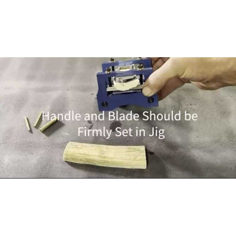 Jantz Perpendicular Drilling Fixture - DRILL EASY STRAIGHT HOLES Knife