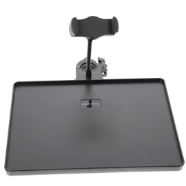 Milisten Stand Rack Holder Shelf On Clamp-on Sound Tray Live Phone Chat Broadcast Microphone Bracket for Streaming Card Music Alloy Clamp Room