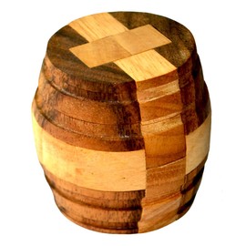 Diamond Barrel, 3D Wooden Puzzle, Puzzle Wood Designer Puzzle, IQ Puzzle, IQ Test, Interlock Puzzle, Puzzle Game, Puzzle Box, Brain Teaser, Cube Puzzle, Wine Barrel, Wine Barrel