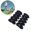 10pcs Golf Iron Covers Set with Numbers Waterproof Golf Head