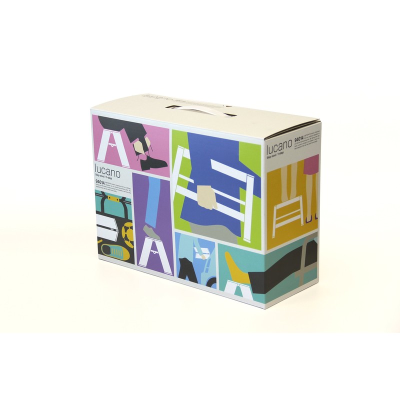 Hasegawa Ladders Ml1.0-1WH Step Ladder, White