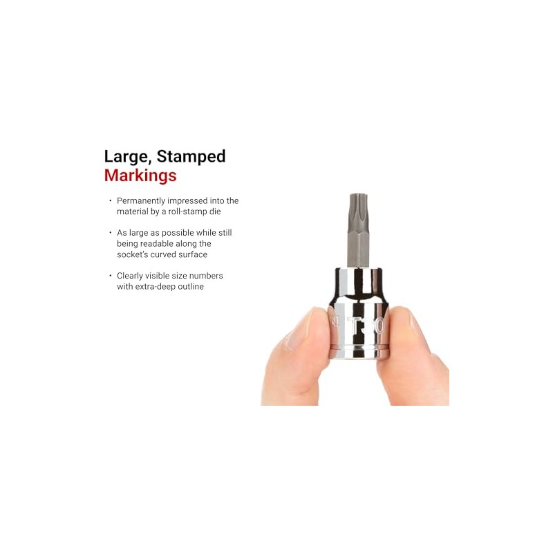 TEKTON 3/8 Inch Drive x T30 Torx Bit Socket |