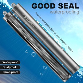 WelderElite Gray Storage Tube for TIG Tungsten Electrode - Customized for WC20 Welding Tungsten Rods (tungsten electrodes not included)