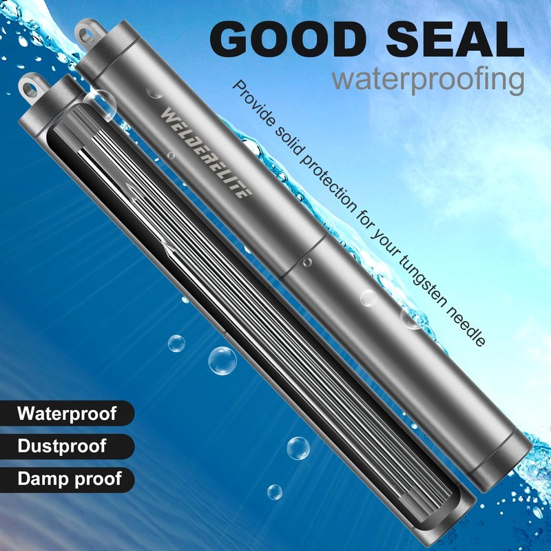 WelderElite Gray Storage Tube for TIG Tungsten Electrode - Customized