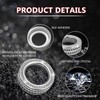 ZSJO Bling Car Accessory for Ford Explorer,Crystal Car Side Light