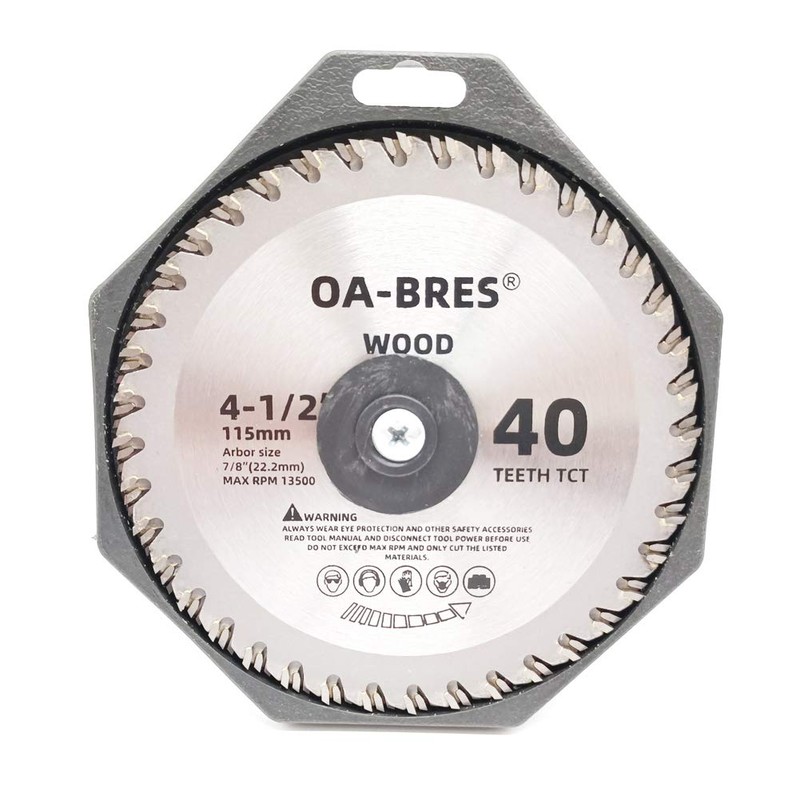 3Pack 4-1/2-Inch 40T TCT Circular Saw Blade with 7/8-Inch Arbor,