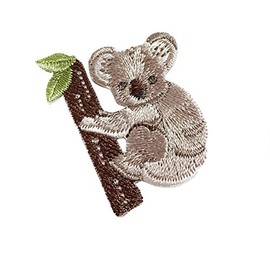 XUNHUI Lovely Koala Patches for Clothing Iron On Patches Stickers for Clothes Decoration Garment Applique Accessories 5 Pieces