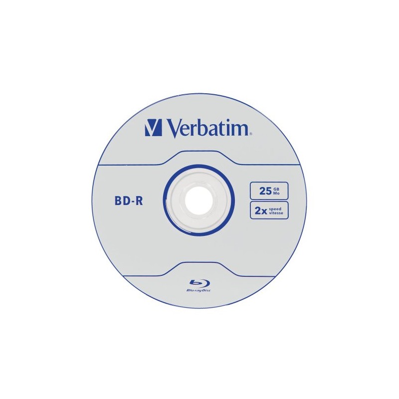 Verbatim BD-R 25GB 2X Jewel Case, 1 Pack
