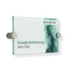 Logistic Sign System Glass Door Sign, Vitrum K2, Clamp Holder