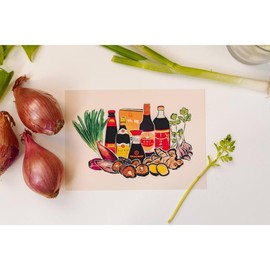 Asian Sauces Print - Size: 8x10 inches