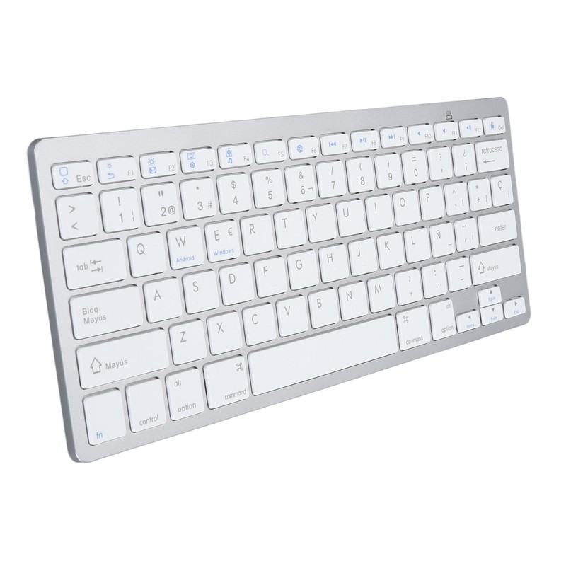 Wireless Bluetooth Keyboard Portable Compact Ultra Thin Bilingual Universal for
