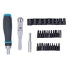 34Pcs Ratchet Screwdriver Set Multi Function CRV Magnetic Ratcheting Bit