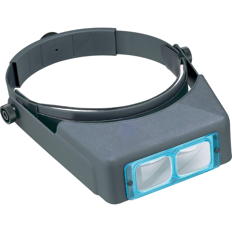 Donegan LX-5 OptiVISOR Headband Magnifier, 2.25X Magnification Optical-Grade Acrylic Lens
