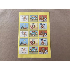 Curious George Stickers~Sheet Is 11” X 7 1/2” ~Includes 15 Assorted Stickers~New