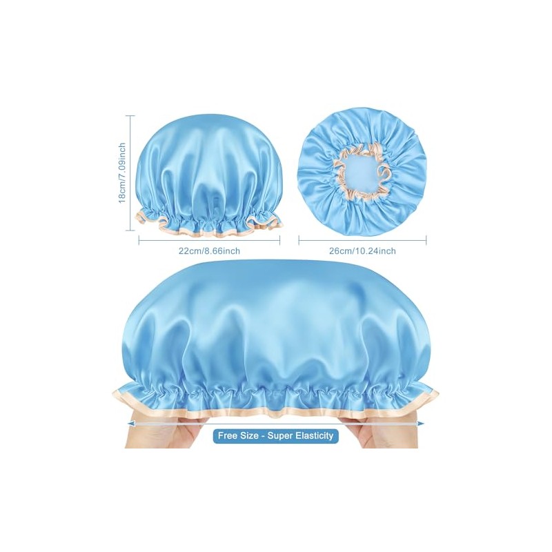 IEOVIEE Gorrito para bañarte de Mujer, Gorro de Baño Impermeable