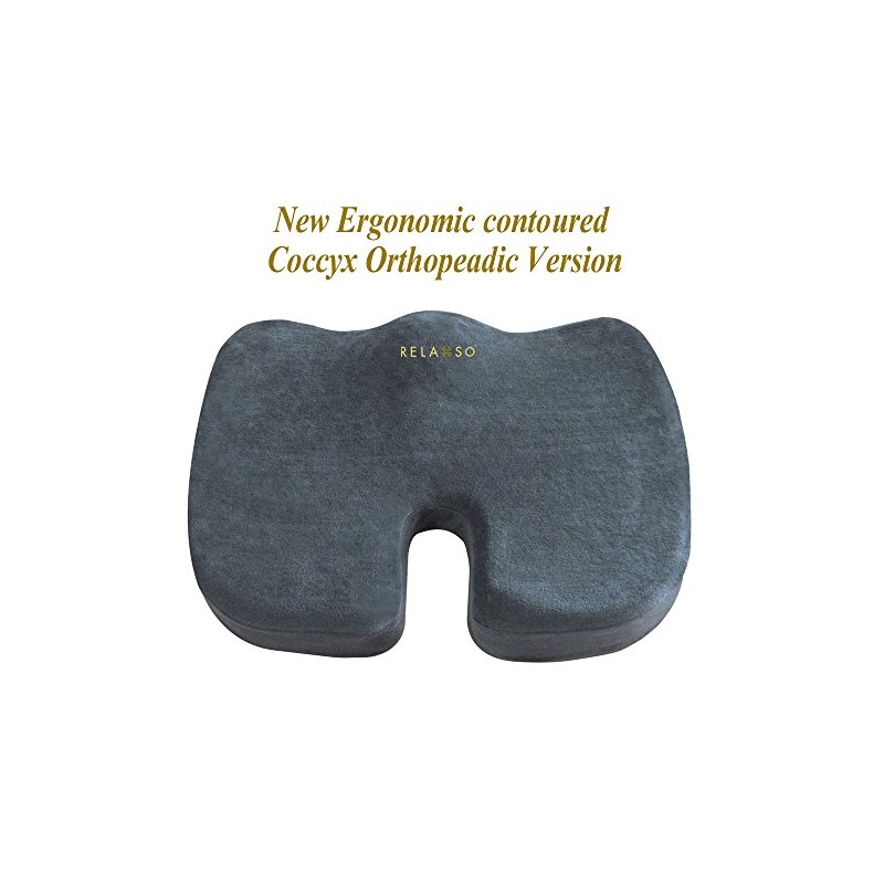 Relaxso Coccyx Orthopeadic Memory Foam Seat Cushion