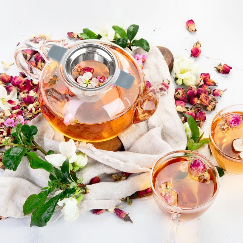 Tea Strainer for Loose Tea, Stainless Steel Tea Filter with