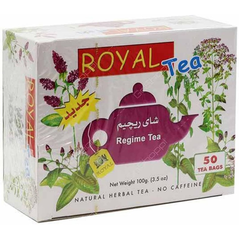 2 Packs of Royal Regime Tea 50 Sachets (total 100