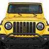 Hooke Road Wrangler TJ Matte Black Headlight Bezels Cover Trim