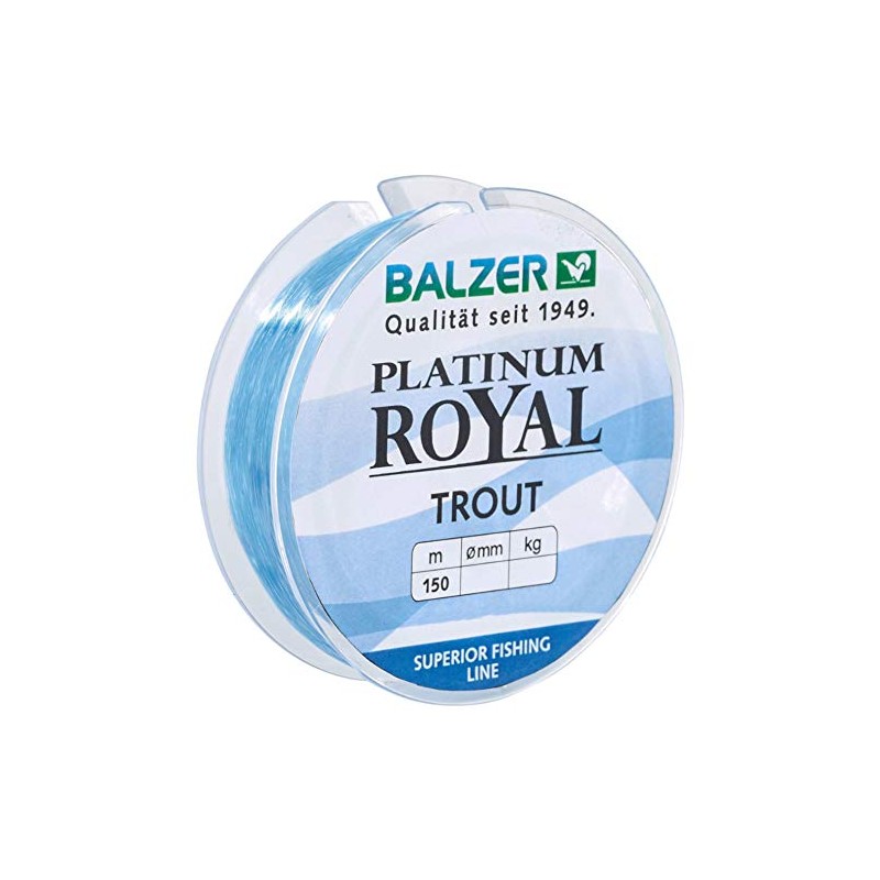 Balzer Platinum Royal Trout Line 150 m Monofilament Fishing Line,