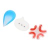 Tenwe Funny Hairpins, Cute Hairpin for Dating Girls Durable ABS
