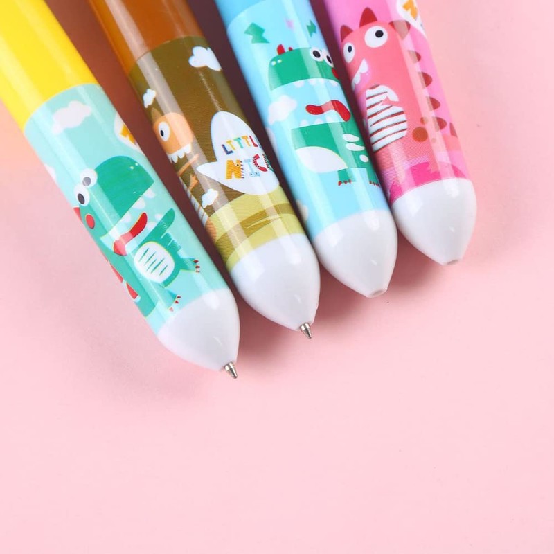 sencoo 6 pack 10-in-1 Multicolor Ballpoint Pen 10 Colors Cute