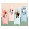 YMJ Set De Brochas Maquillaje 8 Piezas Profesional Estuche Viaje