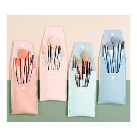 YMJ Set De Brochas Maquillaje 8 Piezas Profesional Estuche Viaje