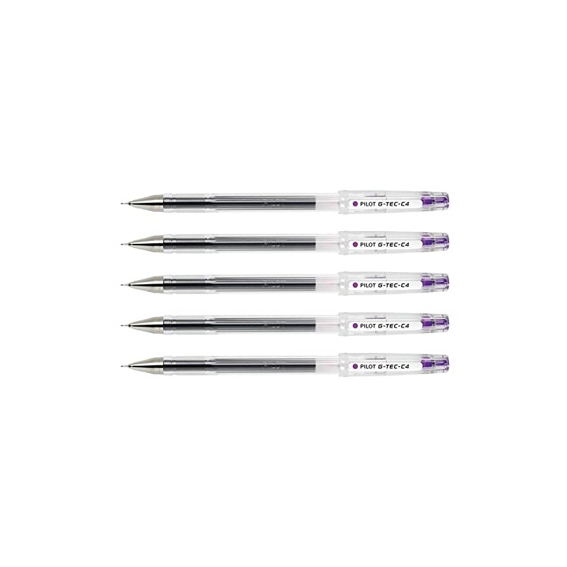 Pilot G-TEC-C4 Gel Ink Rollerball Pen Ultra Thin Tip 0.4mm