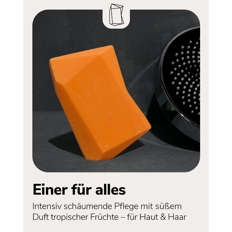 Duschbrocken 2in1 Festes Shampoo & Duschgel - 1x Frida Früchtchen