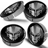 Biomar Labs® 4 x 60 mm Plastic Hub Caps Wheel