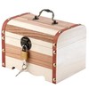 Anopono Piggy Bank Treasure Chest with Key Padlock Antique Bills