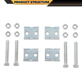 CNNELL 4Pcs Strut Shocks Coil Spring Compressor 2-Way Adjustable Lift or Lower Spring Spacer