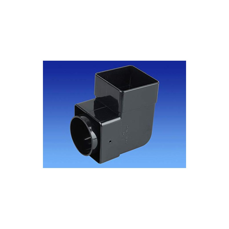 Wavin OSMA 4T862 Black Pipe Bend/Elbow - 87.5 deg for