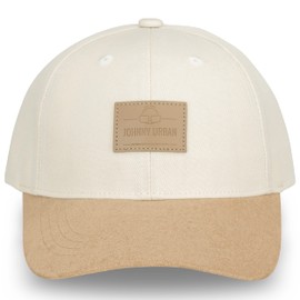 Johnny Urban ''Dean" Cap for Men and Women, Baseball Cap, Stylish Snapback Caps, Adjustable Size, Curved - Cream/Beige, Einheitsgröße