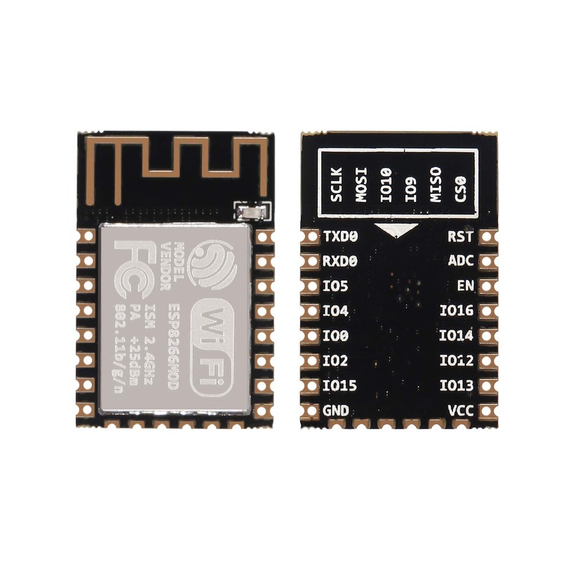 DORHEA 3Pcs ESP8266 ESP-12F WiFi Serial Module Microcontroller 802.11N Development