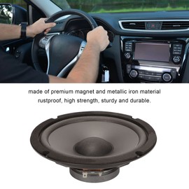 Yosoo Health Gear 6 inch Car Speaker, Medium 600 W, 4 Ohm Coaxial Speaker, Black Audio Door Impedance and Piezo Tweeter for Speakers, Stereo Sound System, Truck System