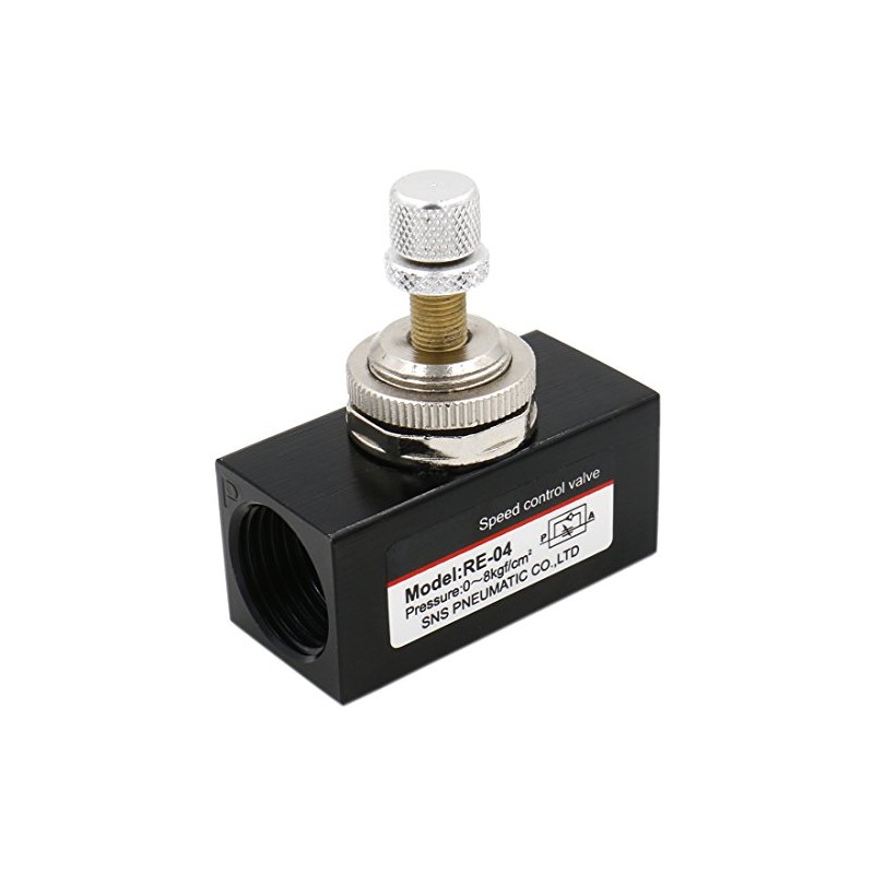 heschen Pneumatic Flow Speed Control Valve re-04 1/2 PT Port