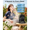 Portable Rechargeable Fan, 20000mAh Battery Powered Camping Fan with LED
