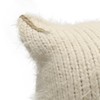 ZLYC Ladies Beanie Hat, pom pom Beige, One Size